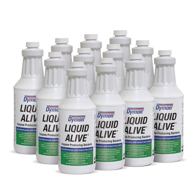 ITW PRO BRANDS LIQUID ALIVE Enzyme Producing Bacteria, 32 oz Bottle, 12/Carton (ITW23332)