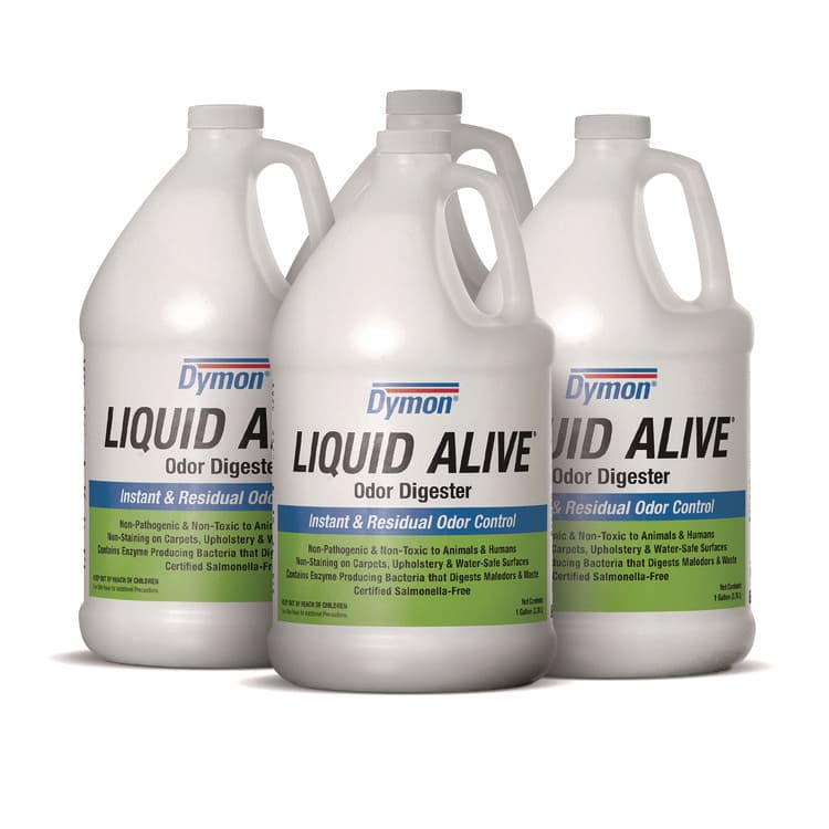 ITW PRO BRANDS LIQUID ALIVE Odor Digester, 1 gal Bottle, 4/Carton (ITW33601)