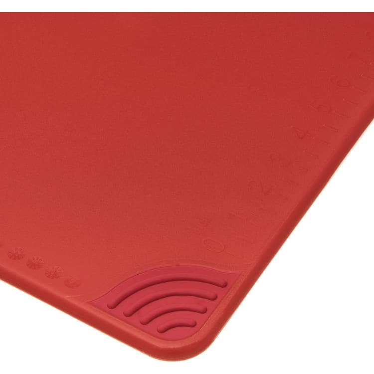 CFS BRANDS Saf-T-Grip Cutting Board, Plastic, 24 x 18, x 0.5, Red (SJMCBG182412RD) thumbnail 4