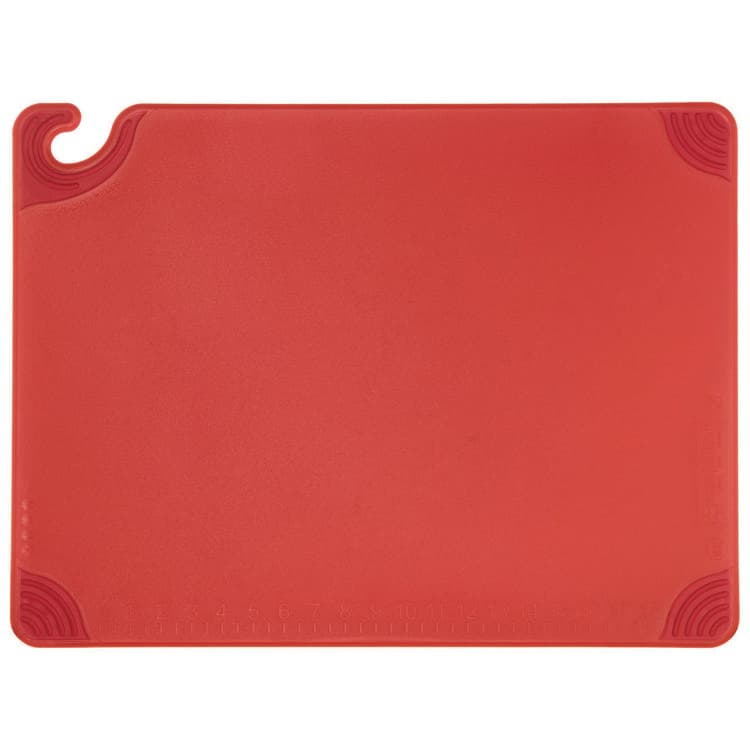 CFS BRANDS Saf-T-Grip Cutting Board, Plastic, 24 x 18, x 0.5, Red (SJMCBG182412RD) thumbnail 2
