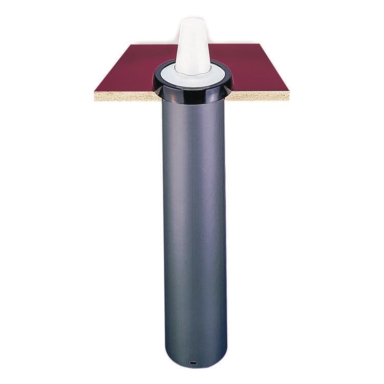 CFS BRANDS EZ-Fit One-Size-Fits-All Cup Dispenser, For 8 oz to 46 oz Cups, Black (SJMC2410C)