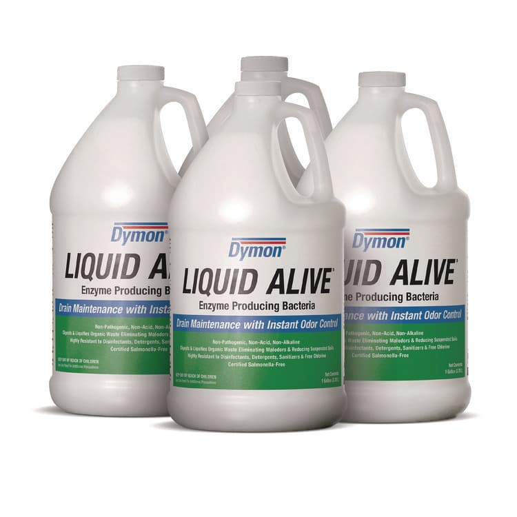 ITW PRO BRANDS LIQUID ALIVE Enzyme Producing Bacteria, 1 gal Bottle, 4/Carton (ITW23301)
