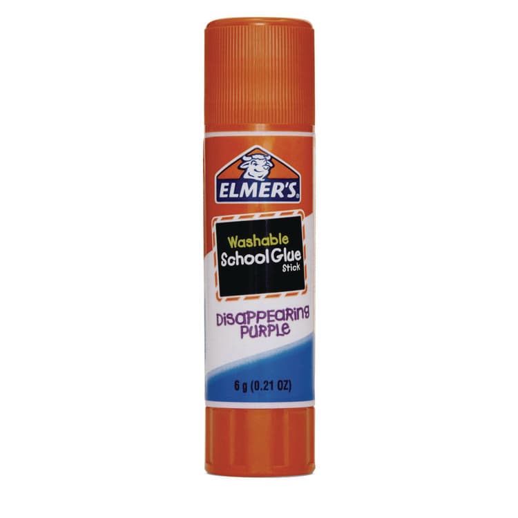 ELMER'S PRODUCTS, . Disappearing Purple School Glue Stick, 0.21 oz, Dries Clear, 8/Pack (EPIE1591E1560) thumbnail 2
