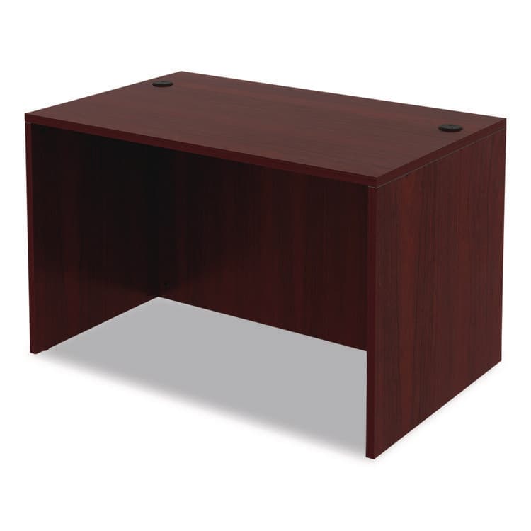 ALERA Alera Valencia Series Straight Front Desk Shell, 47.25" x 29.5" x 29.63", Mahogany (ALEVA214830MY) thumbnail 2