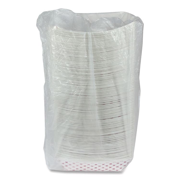 PACTIV EVERGREEN CORPORATION Paperboard Food Tray, 3 lb, 7.75 x 5.1 x 2.1, Red/White, 500/Carton (PCTD3T) thumbnail 3