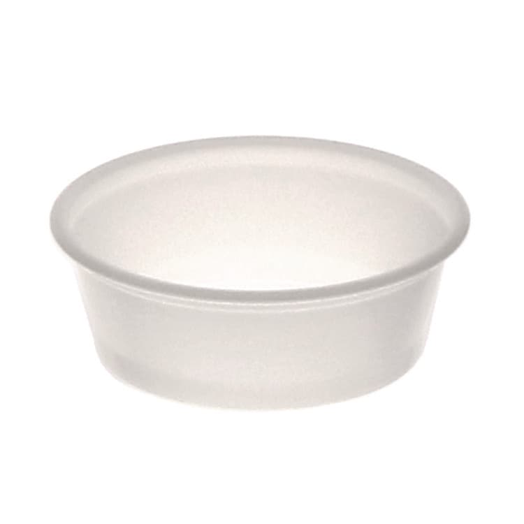 PACTIV EVERGREEN CORPORATION Plastic Portion Cup, 1.5 oz, Translucent, 125/Sleeve, 20 Sleeves/Carton (PCTSPP150)