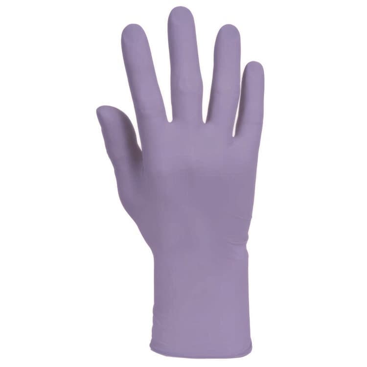 KIMBERLY CLARK PURPLE NITRILE Exam Gloves, Powder-Free, X-Small, 2.8 mil Thick, Lavender, 250/Box (KCC52816) thumbnail 2