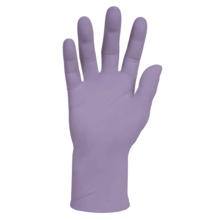 KIMBERLY CLARK PURPLE NITRILE Exam Gloves, Powder-Free, X-Small, 2.8 mil Thick, Lavender, 250/Box (KCC52816)