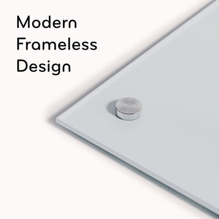 U BRANDS Glass Dry Erase Board, 72" x 36" (Actual Size: 70" x 35"), White Surface (UBR123U0001) thumbnail 2