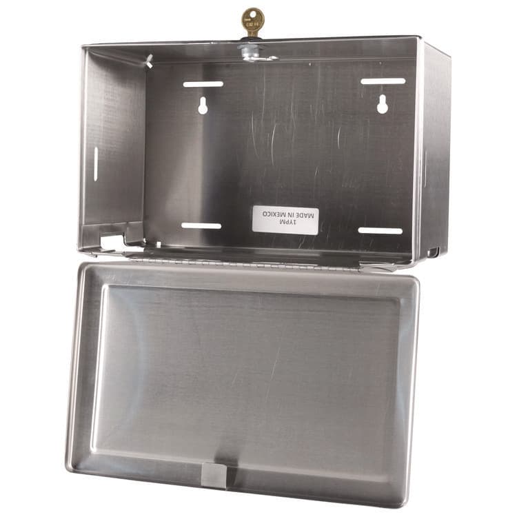 BOBRICK WASHROOM Surface-Mounted Paper Towel Dispenser, 12.13 x 6.13 x 7.25, Satin Stainless Steel (BOB263) thumbnail 4