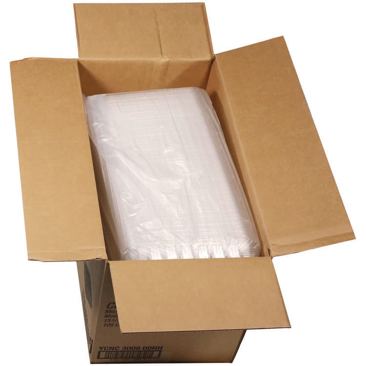 PACTIV EVERGREEN CORPORATION ClearView MealMaster Chicken Barn, 13.3 x 8.4 x 4, Black/Clear, Plastic, 105/Carton (PCTYCNC300800NH) thumbnail 3