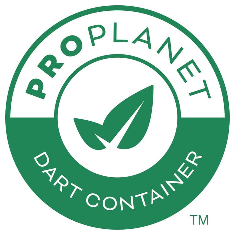 DART Compostable Paper Dinnerware, ProPlanet Seal, Plate, 8.5" dia, White, 125/Pack (SCCMP9PLANETPK) thumbnail 2