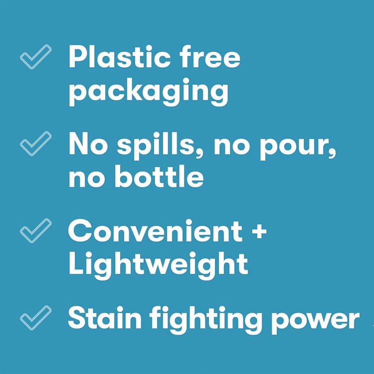 EARTH FRIENDLY PRODUCTS Liquidless Laundry Detergent Sheets, Free and Clear, 50 Sheets/Pack, 10 Packs/Carton (EOP953710CT) thumbnail 4