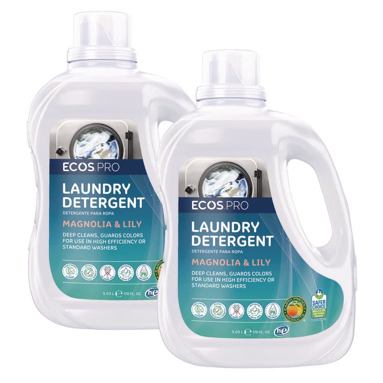 EARTH FRIENDLY PRODUCTS Laundry Detergent Liquid, Magnolia and Lily Scent, 170 oz Jug, 2/Carton (EOPPL937202CT)