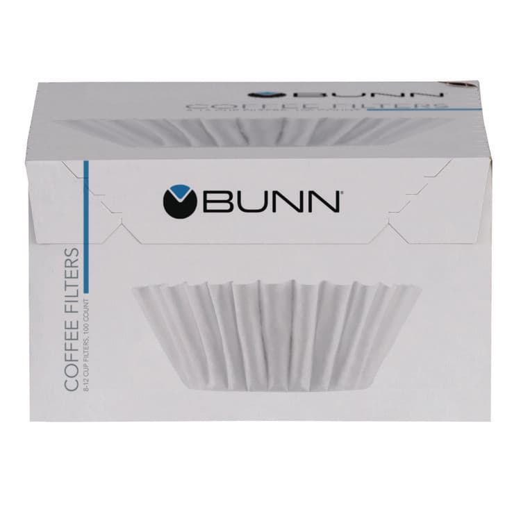 BUNN-O-MATIC Coffee Filters, 8 to 12 Cup Size, Flat Bottom, 100/Pack (BUNBCF100B) thumbnail 4
