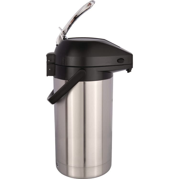 BUNN-O-MATIC Lever Action Airpot, 101 oz, Stainless Steel/Black (BUNAIRPOT30) thumbnail 3