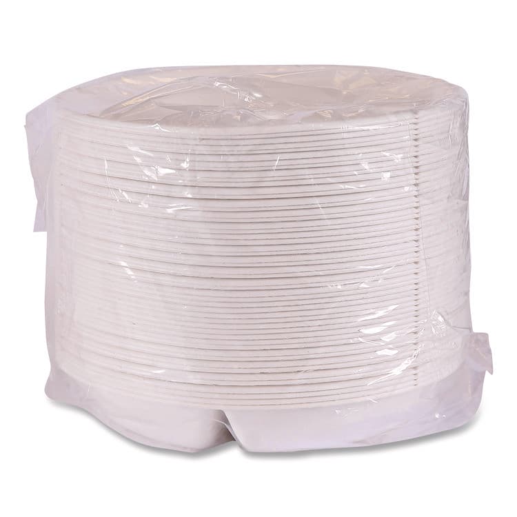 ECO-PRODUCTS,INC. Vanguard Renewable and Compostable Sugarcane Containers, 3-Compartment Bowl, 28 oz, White, 400/Carton (ECOEPSCR93NFA) thumbnail 4