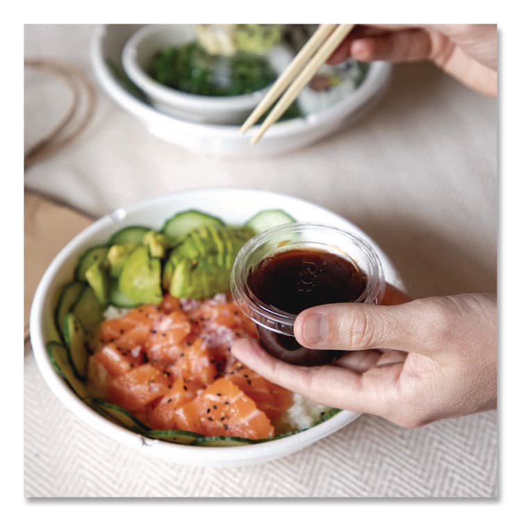 ECO-PRODUCTS,INC. Vanguard Renewable and Compostable Sugarcane Bowls, Bowl, 32 oz, White, 400/Carton (ECOEPBL32CNFA) thumbnail 2