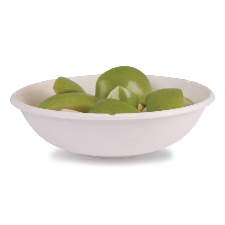 ECO-PRODUCTS,INC. Vanguard Renewable and Compostable Sugarcane Bowls, Bowl, 32 oz, White, 400/Carton (ECOEPBL32CNFA) thumbnail 3