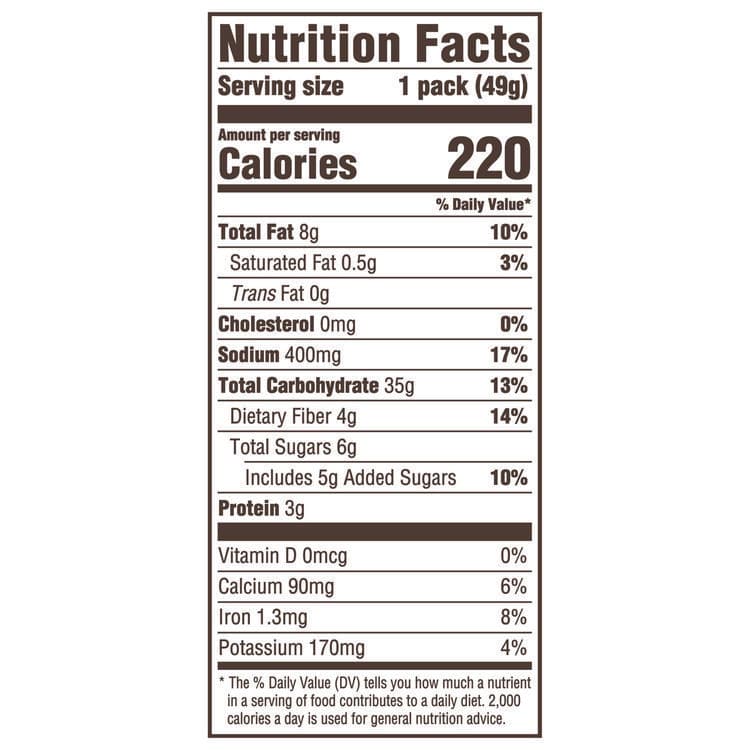 NABISCO FOOD GROUP Wheat Thins Toasted Veggie Chips, 1.75 oz Bag, 60/Carton (CDB00080) thumbnail 4