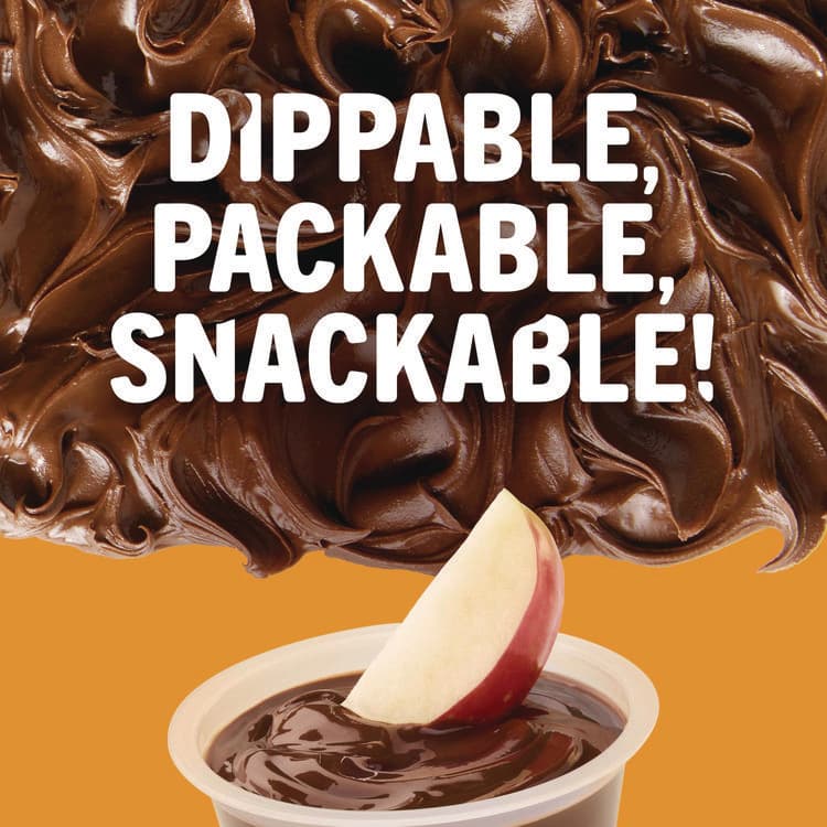 J.M. SMUCKER CO. Chocolate Peanut Butter, Chocolate, 1.1 oz Cups, 8 Cups/Pack, 6 Packs/Carton (SMU35614) thumbnail 3