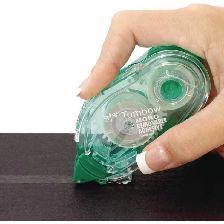 AMERICAN TOMBOW . Removable Adhesive Roller, 0.33" x 472", Clear (TOM62108) thumbnail 4