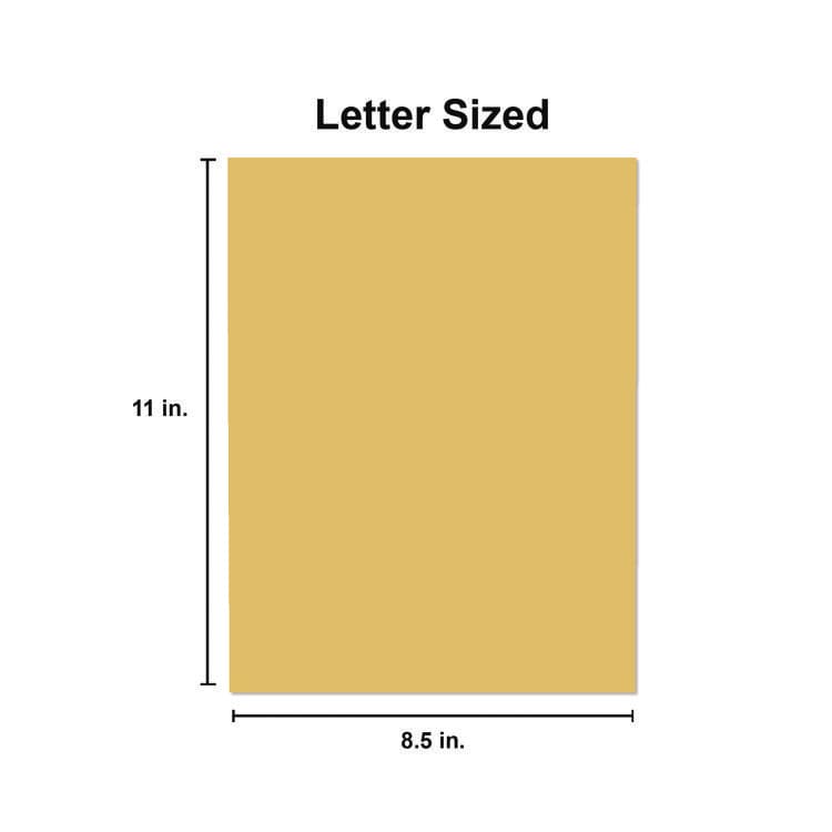 UNIVERSAL OFFICE PRODUCTS Deluxe Colored Paper, 20 lb Bond Weight, 8.5 x 11, Goldenrod, 500 Sheets/Ream, 10 Reams/Carton (UNV11205CT) thumbnail 4