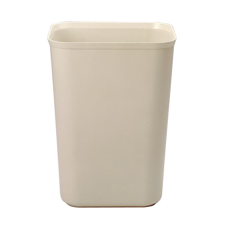 RUBBERMAID COMMERCIAL PROD. Fiberglass Wastebasket, 10 gal, Fiberglass, Beige (RCP254400BG)