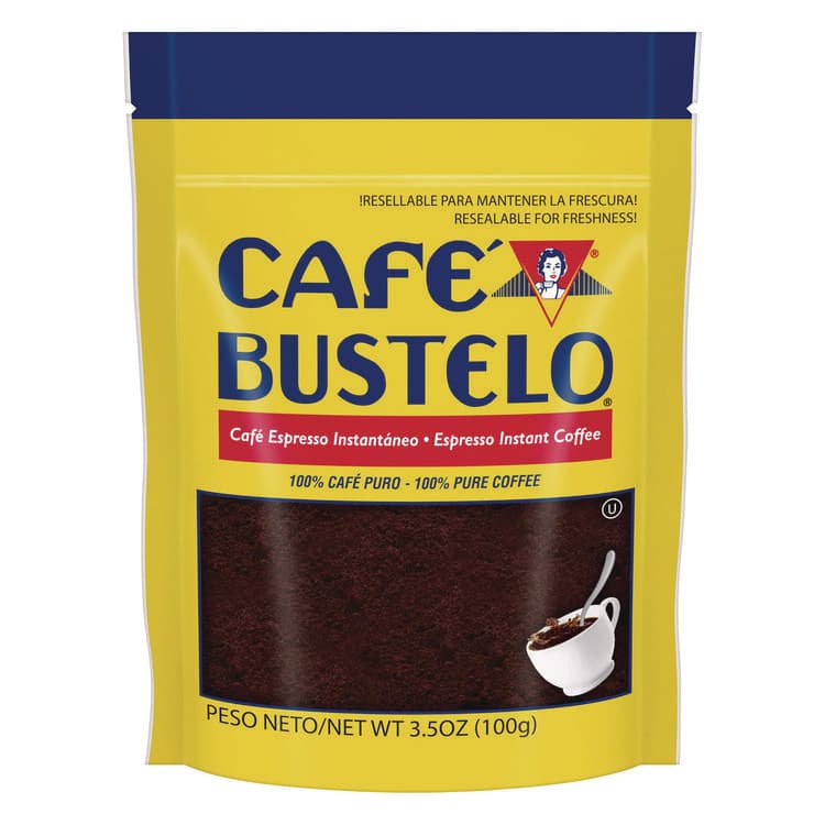 J.M. SMUCKER CO. Cafe Bustelo Instant Coffee, Espresso, 3.5 oz Packet (FOL11167)