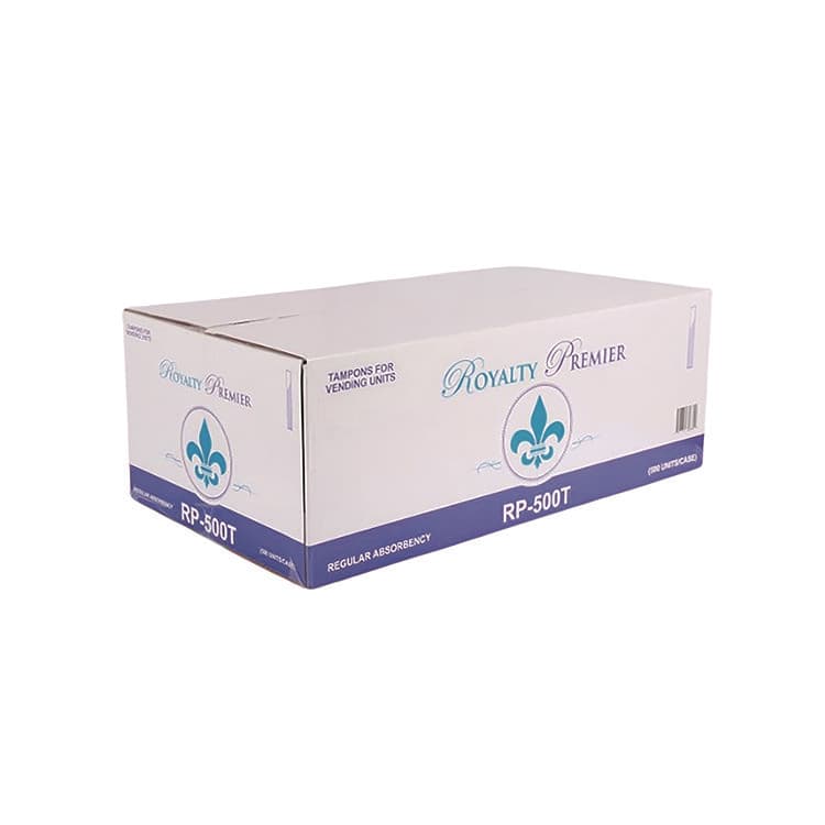 ROYALTY DISTRIBUTION Premier Tampons for Vending Units, Regular Absorbency, 500/Carton (RTLRP500T) thumbnail 3