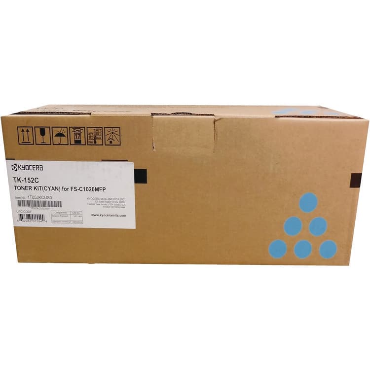 MITA TK152C Toner, 6,000 Page-Yield, Cyan (KYOTK152C)