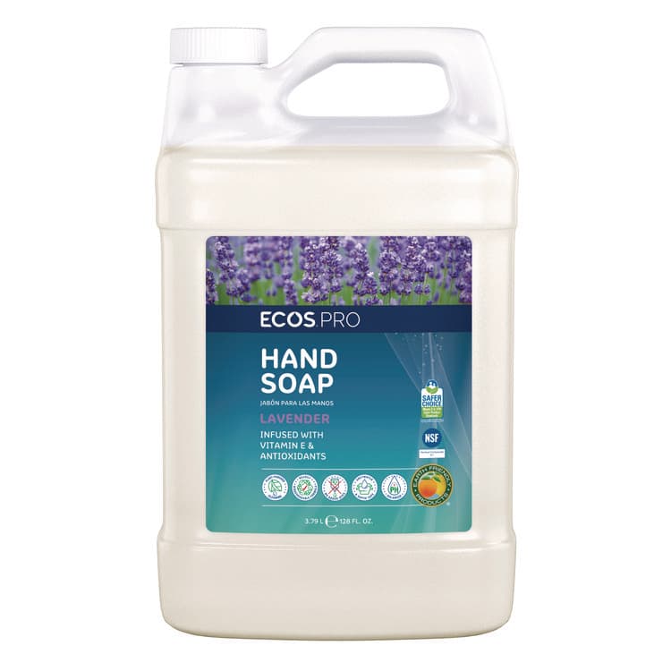 EARTH FRIENDLY PRODUCTS Liquid Hand Soap, Lavender, 1 gal, 4/Carton (EOPPL966504CT) thumbnail 2