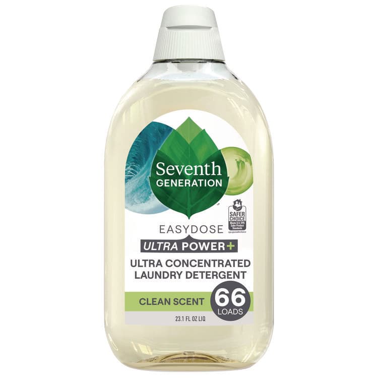 SEVENTH GENERATION Ultra Power + Laundry Detergent, Clean, 23.1 oz Bottle, 6/Carton (SEV68644243)