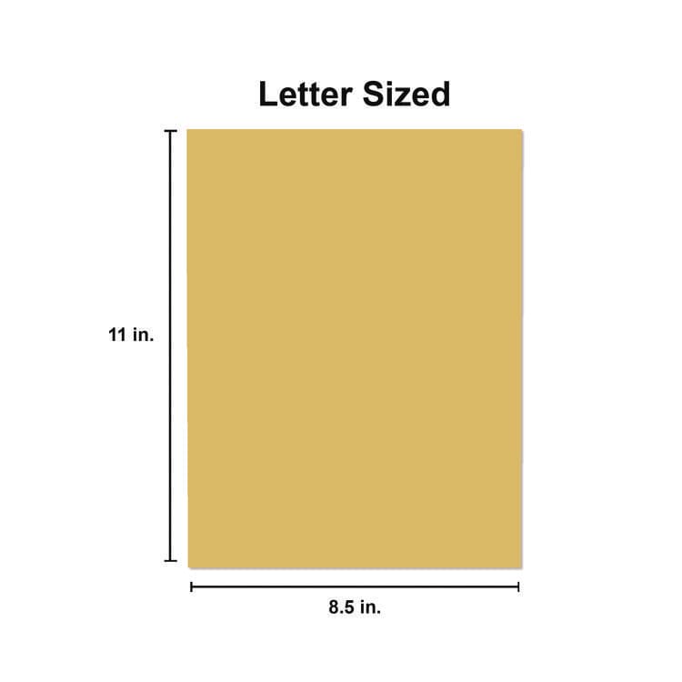 UNIVERSAL OFFICE PRODUCTS Deluxe Colored Paper, 20 lb Bond Weight, 8.5 x 11, Goldenrod, 500/Ream (UNV11205) thumbnail 3