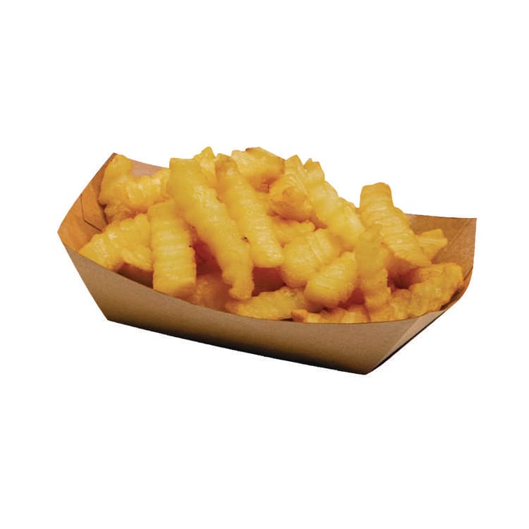 BAGCRAFT ToGo EcoCraft Food Tray, 1 lb Capacity, Natural, Paper, 1,000/Carton (BGC300696)