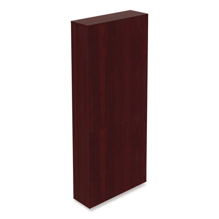 ALERA Alera Valencia Series Square Corner Bookcase, Seven-Shelf, 35.63w x 11.81d x 83.86h, Mahogany (ALEVA78436MY) thumbnail 4