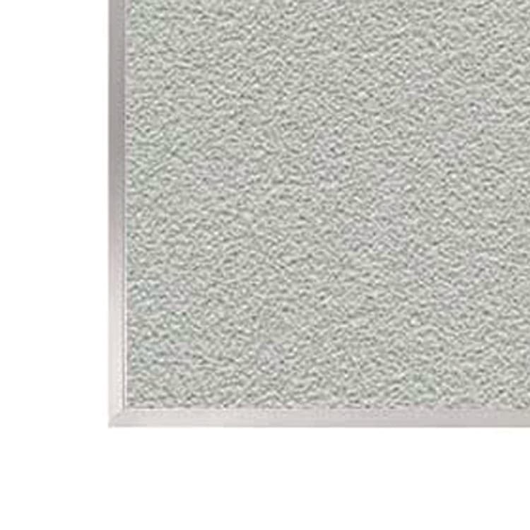 GHENT MANUFACTURING, Vinyl Bulletin Board with Aluminum Frame, 87.91" x 48.5", Silver Surface, Satin Aluminum Frame (GHEAV47193) thumbnail 3