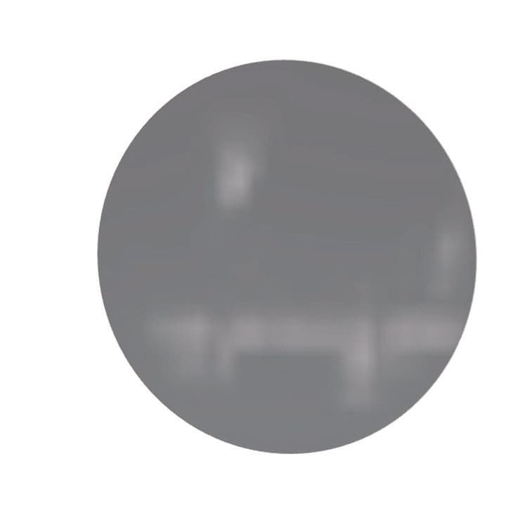 GHENT MANUFACTURING, Coda Low Profile Circular Magnetic Glassboard, 36 x 36, Smoke Surface (GHECDAGM36SK)