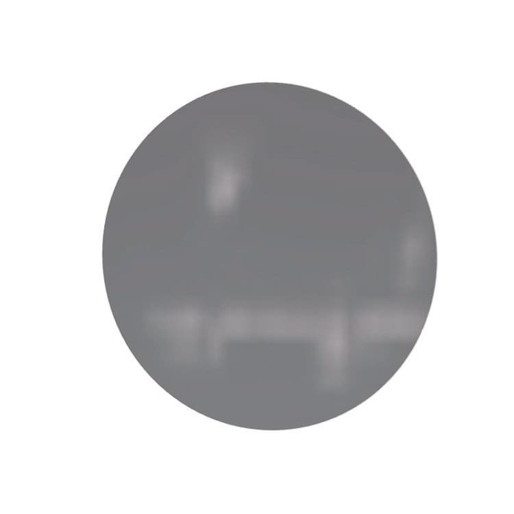 GHENT MANUFACTURING, Coda Low Profile Circular Magnetic Glassboard, 48 x 48, Smoke Surface (GHECDAGM48SK)