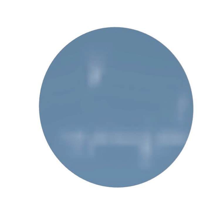 GHENT MANUFACTURING, Coda Low Profile Circular Non-Magnetic Glassboard, 24 x 24, Denim Surface (GHECDAGN24DM)