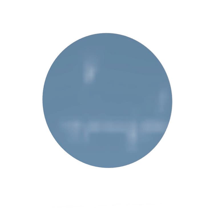 GHENT MANUFACTURING, Coda Low Profile Circular Non-Magnetic Glassboard, 48 x 48, Denim Surface (GHECDAGN48DM)