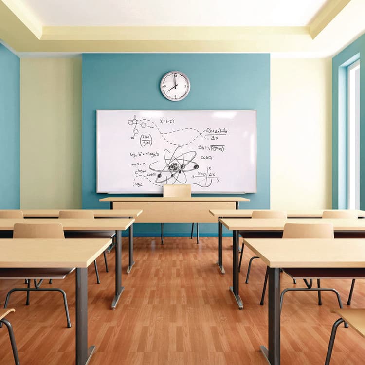 GHENT MANUFACTURING, M1 Porcelain Magnetic Whiteboard, 87.91" x 48.5", White Surface, Satin Aluminum Frame (GHEM1474) thumbnail 4