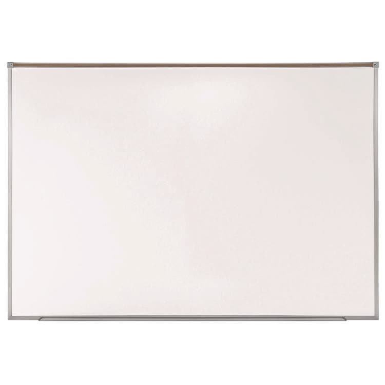 GHENT MANUFACTURING, Proma Projection Magnetic Porcelain Whiteboard, 87.91" x 48.5", White Surface, Satin Aluminum Frame (GHEPRM1474)