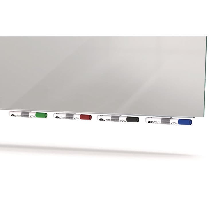 GHENT MANUFACTURING, Aria Low-Profile Frameless Magnetic Glassboard, 120" x 48", Gray Surface (GHEARIASM410GY) thumbnail 3