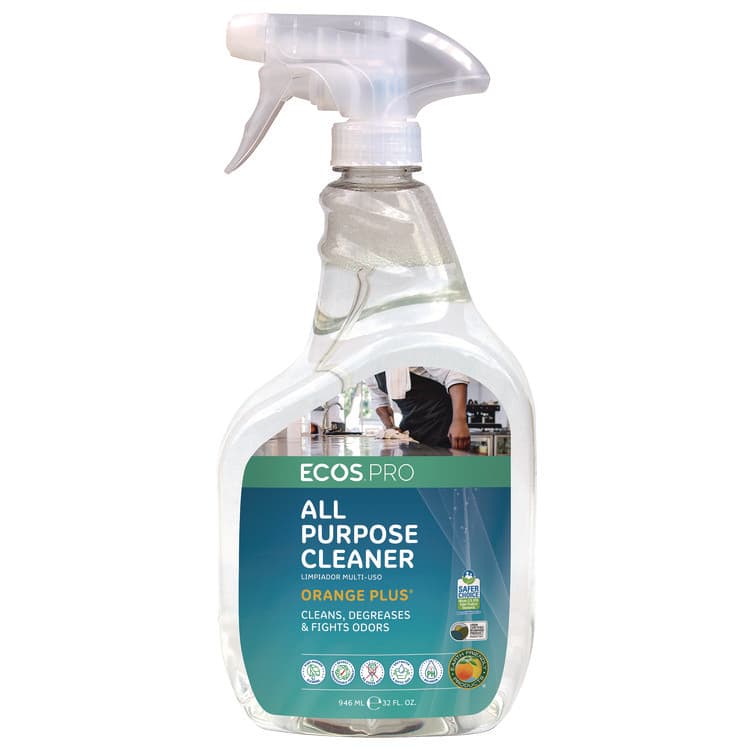 EARTH FRIENDLY PRODUCTS Orange Plus All-Purpose Cleaner and Degreaser, Citrus Scent, 32 oz Spray Bottle, 6/Carton (EOPPL97066CT) thumbnail 2