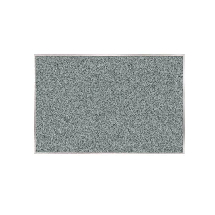 GHENT MANUFACTURING, Vinyl Bulletin Board with Aluminum Frame, 87.91" x 48.5", Stone Surface, Satin Aluminum Frame (GHEAV47199)
