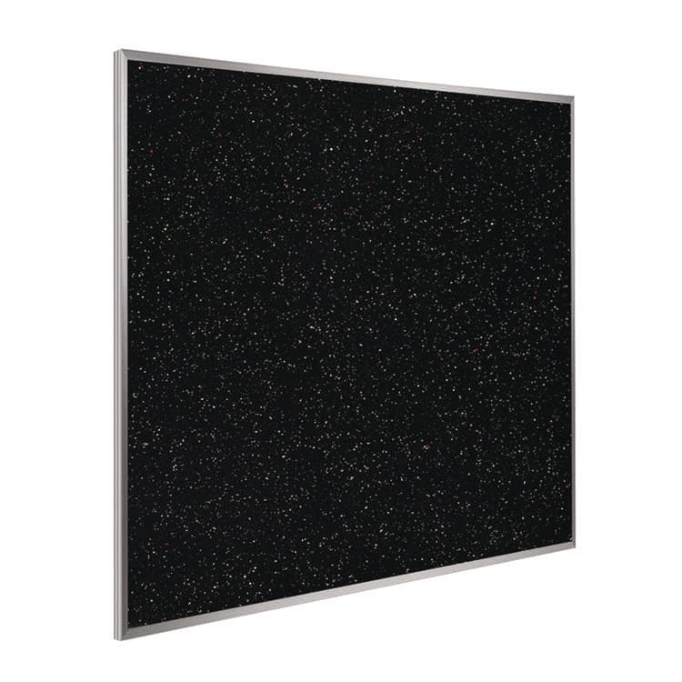 GHENT MANUFACTURING, Recycled Bulletin Board, 87.91 x 48.5, Tan Speckled Surface, Satin Aluminum Frame (GHEATR47TN) thumbnail 3