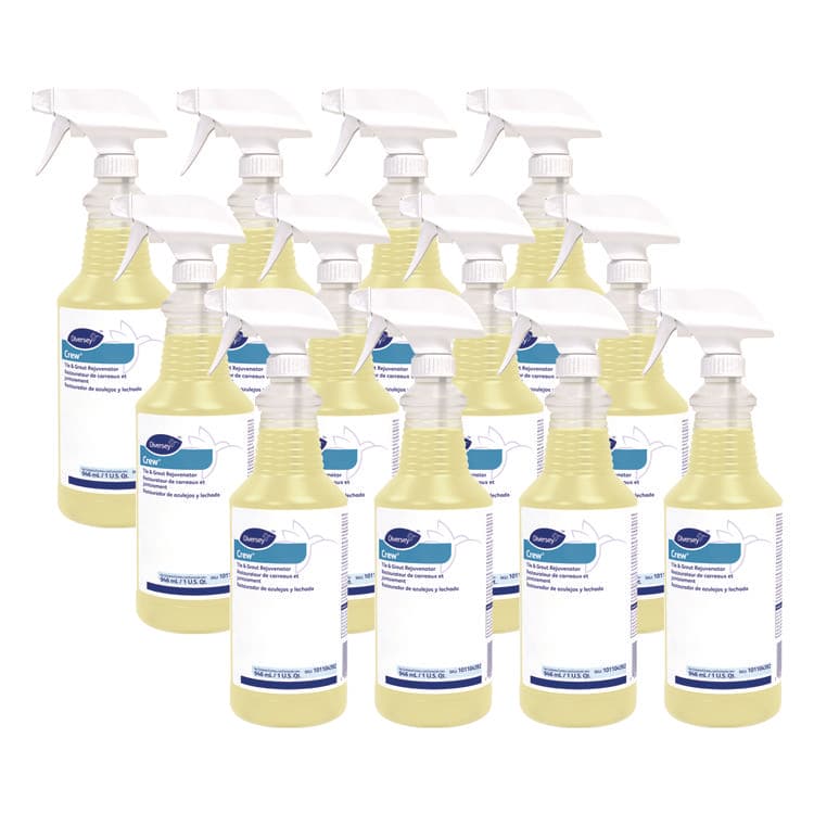 DIVERSEY Crew Tile and Grout Rejuvenator, 32 oz. Spray Bottle, 12/Carton (DVO101104392)