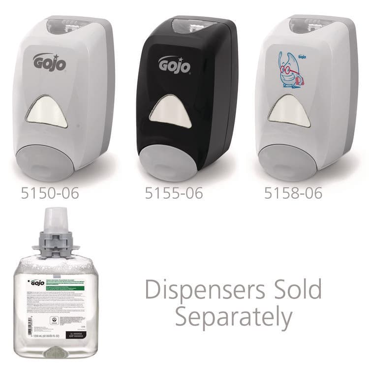 GO-JO INDUSTRIES Green Certified Foam Hand Cleaner Refill, Unscented, 1,250 mL, 4/Carton (GOJ516504CT) thumbnail 3