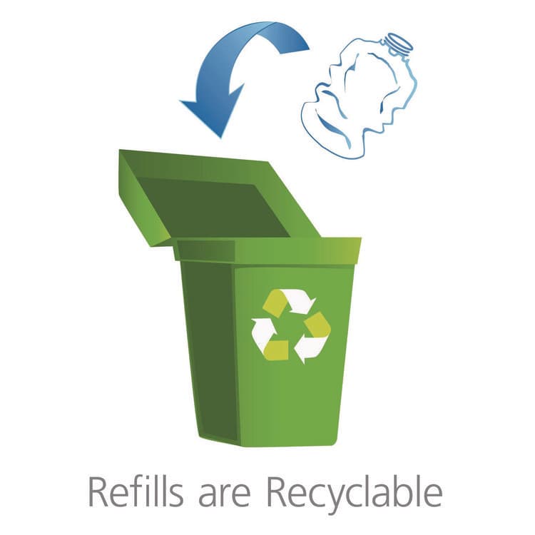 GO-JO INDUSTRIES Antimicrobial Skin Cleanser Refill, For FMX-12 Dispenser, Unscented, 1,200 mL, 3/Carton (GOJ530403) thumbnail 4